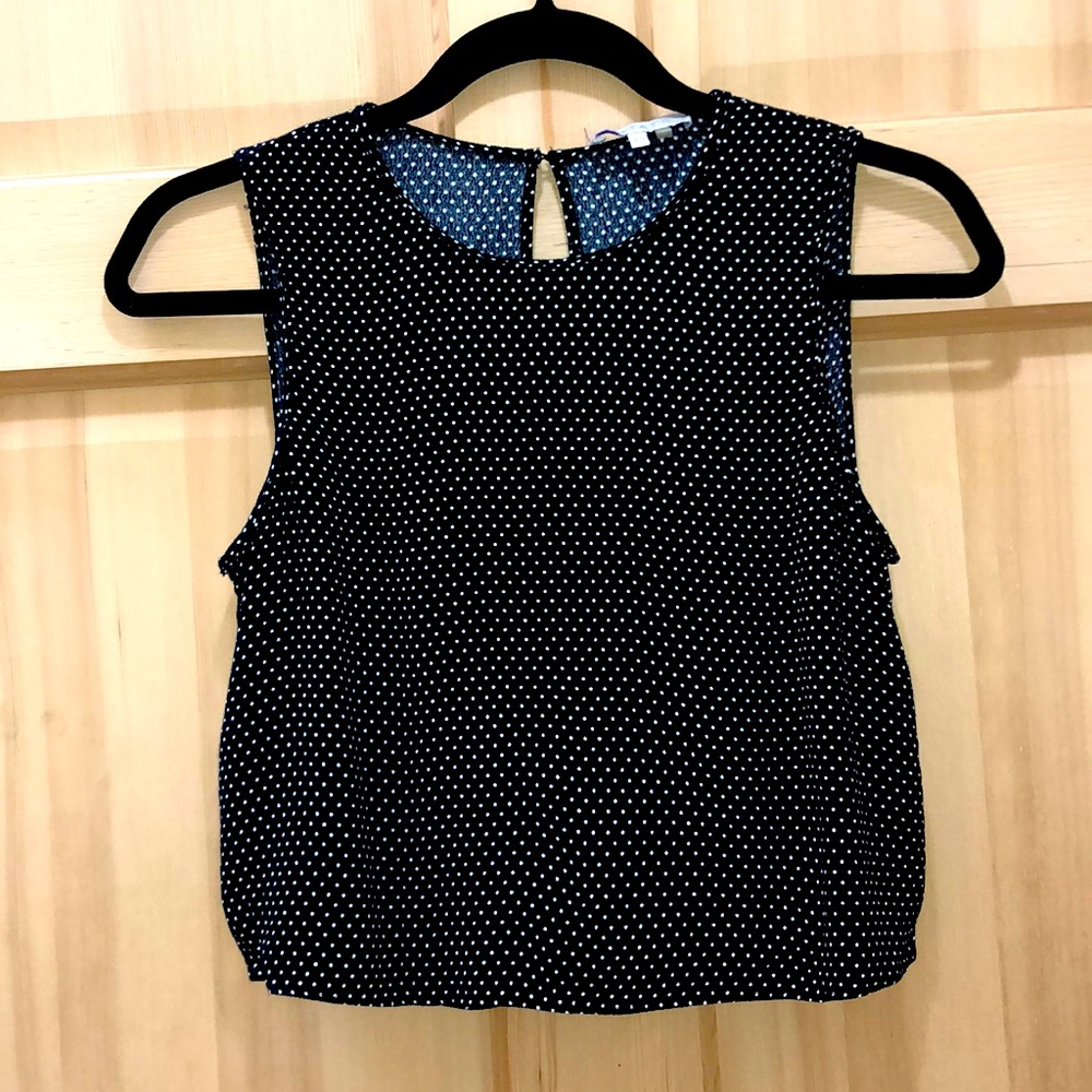 Black and white tank